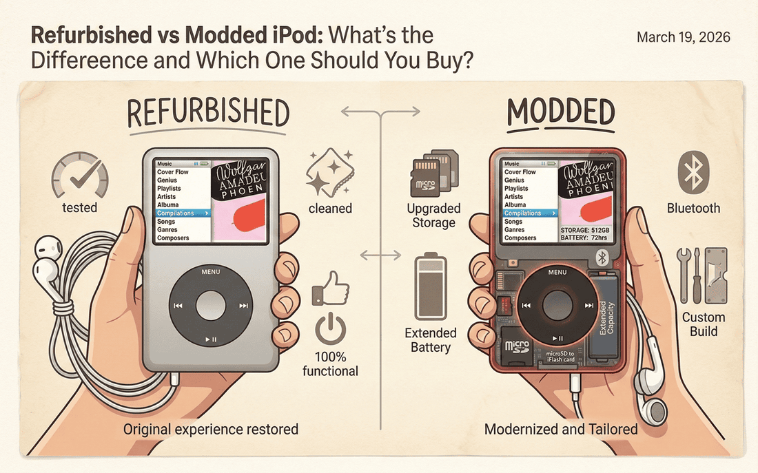 Refurbished vs Modded iPod: What’s the Difference and Which One Should You Buy?